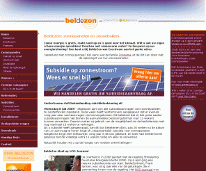 solidee.nl: Alle informatie over zonne-energie. BeldeZon levert en installeert zonneboilers en zonnepanelen. 
BeldeZon is de zonnespecialist van Ecostream. Zonnepanelen of zonneboiler op uw dak? BeldeZon levert en installeert hoogwaardige zonneproducten op de maat van uw wensen.