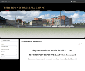 terryrooneybaseballcamps.com: Welcome to the Frontpage
Joomla! - the dynamic portal engine and content management system