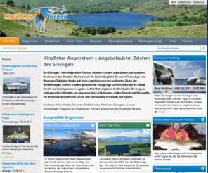 angelreisen.info: Kingfisher Angelreisen: Startseite
Kingfisher Angelreisen ist Ihr Spezialist für den Angelurlaub in Norwegen, Irland, Island, Schweden, Kanada und Alaska. Ob Meeresfischen in Norwegen, Hochseeangeln vor Irland auf Blauhai, Conger und Rochen, Raubfischangeln in Seen und Lachsfischen am Moy oder Bootsferien auf dem Kabinenkreuzer, Bootsurlaub auf dem Hausboot im Traumrevier für Hecht, Forelle und Barsch - bei uns finden Sie die ganze Welt des Angelns.