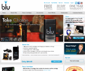 blu-cigs.com: Electronic Cigarette by blu E Cigarette -  Home
blu electronic cigarette looks and taste like a real cigarette. Make the switch to blu the smokeless e cigarette today. You can be smoke free with blu the most popular ecigarette.