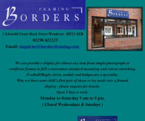 borders-framing.com: Borders Framing
First Class Framing in Wendover Buckinghamshire England