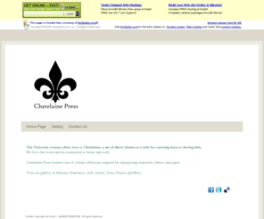 chatelainepress.com: Home
Home Page