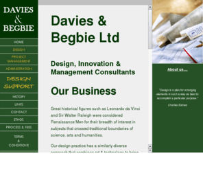 daviesandbegbie.com: Davies & Begbie - Invent - Design - Manage
