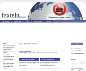 faxtelo.de: faxtelo - Faxen ohne Hardware
faxtelo - Faxen ohne Hardware