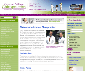 irontonchiro.com: Ironton Chiropractor, German Village, Ironton, Columbus Ohio: Ironton Chiropractic
Chiropractor, Dr. Richard Thompson of German Village Chiropractors serves German Village, Ironton, Columbus residents with today's chiropractic. Call 614 224 2225 (BACK) | ironton chiropractic