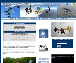 ranchskydive.com: The number 1 skydiving and parachuting school in New York serving the New York, New Jersey and Connecticut for over 20 years. The Ranch has outstanding facilities to proportionate a great time for both novices and experts. Located about an hour away from the George Washington Bridge, The Ranch is certainly the best choice to experience the thrill of a lifetime.
 The number 1 skydiving and parachuting school in New York serving the New York, New Jersey and Connecticut for over 20 years. The Ranch has outstanding facilities to proportionate a great time for both novices and experts. Located about an hour away from the George Washington Bridge, The Ranch is certainly the best choice to experience the thrill of a lifetime. 