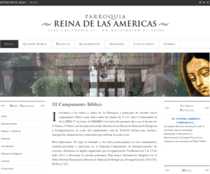 reinadelasamericasdc.org: Parroquia Reina de las Américas
Parroquia Reina de las Américas!