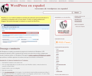 wordpress-es.org: WordPress en español | Versiones de WordPress en español
Versiones e instalaciones de Wordpress en español, además de plugins, temas y otros componentes para Wordpress.