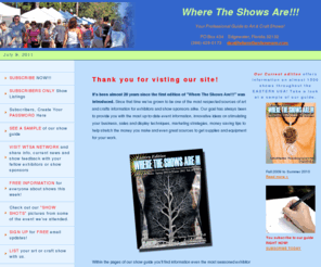 artandcrafts.com: Where The Shows Are!!!  The Professional Guide to America's Art & Craft Shows
Craft Shows and Art Shows in the Southeast for the professional