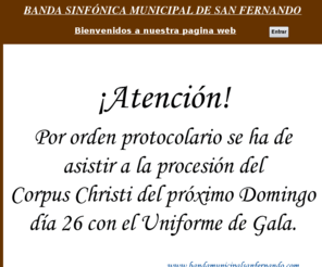 bandamunicipalsanfernando.com: BANDA MUNICIPAL DE SAN FERNANDO
Web de la Banda Municipal de San Fernando