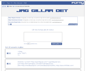 furny.se: Furny.se | facebook gilla-sida
Skapa din favorit-status och lt hela Sverige gilla den!