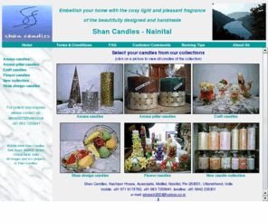 shancandle.com: Shan Candles
Embellish your home with handmade candles from Shan Candles in Nainital, India