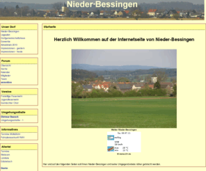 nieder-bessingen.net: Nieder-Bessingen - Portal
Nieder-Bessingen, ein Dorf im Herzen der Natur, stellt sich der Welt vor.