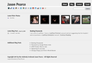 jasonpearce.com: Jason Pearce | 
relatively irrelevant
relatively irrelevant