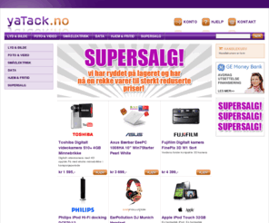 yatack.no: yaTack.no - Nettbutikken for lyd, bilde, foto og elektronikk

