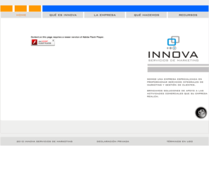innovaserviciosdemarketing.com: Innova::Servicios de Marketing
Innova, servicios de marketing