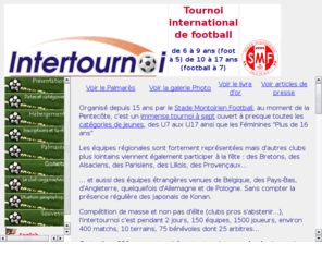 montoire-football.net: Tournoi de football international
Tournoi international de football  sept  la pentecte