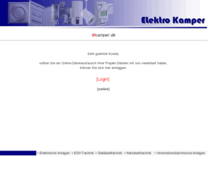 ekamper.de: Elektro Kamper - Mönchengladbach - Elektroinstallationen - Netzwerktechnik - Kundendienst
Elektro Kamper GmbH