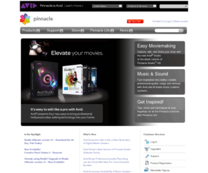 pinnaclesys.com: Pinnacle Systems: Video Editing Software, Hardware & the video transfer industry leader.
Pinnacle Systems is the leader in video editing software and hardware and video transfer and duplication. Our digital video editing software is the industry