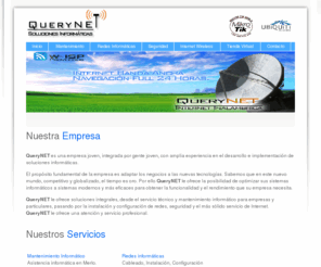 querynet.com.ar: QueryNET Soluciones Informáticas - WISP Internet Banda Ancha Inalambrica
Internet Wireless