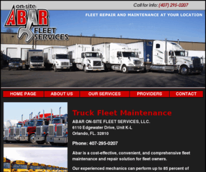 truckfleetmaintenance.com: Truck Fleet Maintenance
vehicle fleet maintenance - Abar On Site Fleet Services - We service your fleet vehicles on site which saves you valuable time and money on your fleet maintenance and repairs