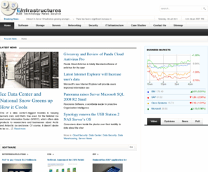 einfrastructures.org: E-Infrastructures B2B IT Information Portal
www.einfrastructures.org is B2B website which brings together technology news about cloud computing, IT infrastructure, enterprise software, storage, servers and networks from all over the globe.