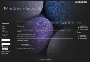 uranusvei.net: Familien Haugsdal på nett
Joomla! - dynamisk portalmotor og publiseringssystem
