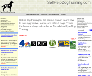 foundationdogtraining.biz: Dog Training - How to train your dog in advanced methods.
Online dog training site for the serious dog trainer and owner of aggressive, fearful, and difficult dogs. As seen on Animal Planet.