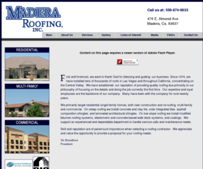 maderaroofinginc.com: Madera Roofing Inc.
