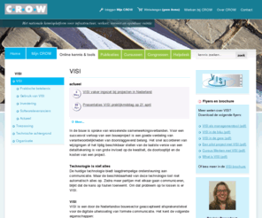 visi.nl: CROW - VISI
Informatie over VISI, het afsprakenstelsel voor de digitale uitwisseling van formele communicatie.