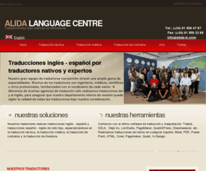 alida-lc.com: Traducciones inglés español. Traducciones español inglés. Traductores 
inglés español en Madrid. Tel.: 918594797
Traductores profesionales en Madrid realizan traducciones de inglés a español y traducciones de español a inglés a precios competitivos.