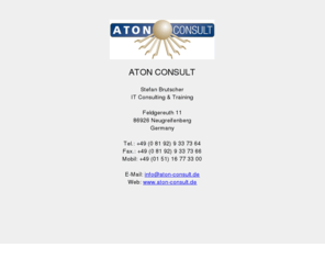 aton-consult.de: Aton Consult - IT Consulting & Training
