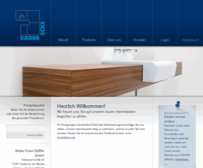 baederecke.info: Willkommen · Bäder Ecke
Internetauftritt der Bäder Ecke Stöffler GmbH – Ihr Badaustatter in Heilbronn, Deutschland.