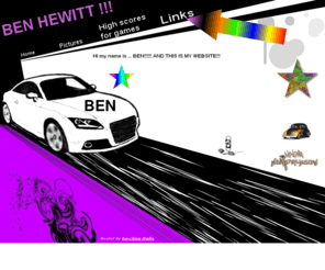 ben-hewitt.com: Ben Hewitt - King of Cool !
Ben Hewitt, this in my personal Website.