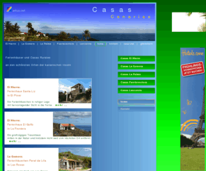 casas-canarias.de: Casas Canarias, Ferienhäuser und Casas Rurales | Arkusnet
Ferienhäuser, Unterkünfte und Casas Rurales an den schönsten Orten der kanarischen Inseln