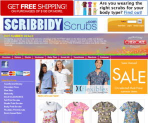 scribbidyscrubs.com: CHEROKEE NURSING SCRUBS - BUY DISCOUNT MEDICAL UNIFORMS AT SCRIBBIDY SCRUBS
Buy scrubs here by Cherokee, BabyPhat, Cherokee Workwear and Tooniforms. We carry the complete catalog updated daily. Free Shipping!!