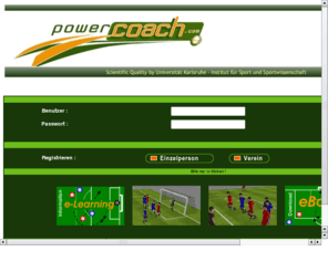 soccer-database.com: Powercoach Training
Powercoach Fuball Football Soccer