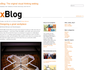 xblog.com: xBlog: The original visual thinking weblog » Established 1999. Published by XPLANE | Dachis Group: ISSN 1543-7477
Established 1999. Published by XPLANE | Dachis Group: ISSN 1543-7477