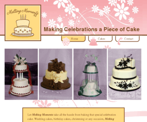 meltingmomentsni.com: Melting Moments NI
Let Melting Moments take all the hassle from baking that special celebration cake. Wedding cakes, birthday cakes, christening or any occasion, <strong> <em> Melting Moments</em> </strong>  can produce the finest quality homemade cakes using the finest ingredients to suit every individual. We pride ourselves on our attention to detail and have included some numerous examples in our Cakes section.