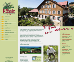 roessle.net: Oberstaufen - Hotel Rössle in Stiefenhofen im Allgäu
Das kinderfreundliche Hotel mit schönen Zimmern und einer Ferienwohnung Stiefenhofen bei Oberstaufen im Herzen des Allgäu