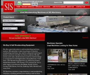 Woodbids.com: Used Woodworking Machinery - SIS Machinery: Edgebanders ...