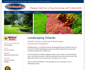 orlandoscapeinc.com: Orlando Landscaping | Orlando Landscaping Company |
Landscaping Orlando | Orlando Landscapers
Orlando lanscaping company, Orlandoscape, provides you with excellent landscaping services for your home or business.