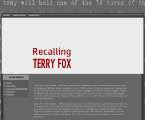 recalling-terryfox.de: Recalling Terry Fox_ein Projekt der Terry Fox Association
Recalling Terry Fox
offical webpage from the terry fox association and the project recalling terry fox