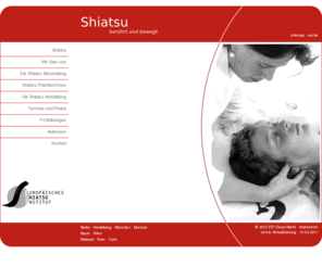 shiatsu.de: ESI Deutschland – Willkommen
Europäisches Shiatsu Institut Deutschland