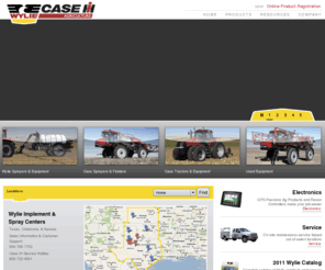 wylieimplement.com: Wylie - Case
Wylie provides exceptional agricultural sprayers and equipment throughout Texas, Oklahoma and New Mexico.