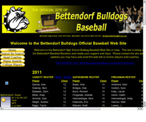 bettendorfbaseball.com: Bettendorf High School Baseball
Bettendorf HS baseball program website