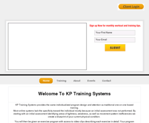 kptrainingsystems.com: KP Training Systems | Personal Trainer Hilton Head
KP Training Systems is Hilton Head Islands premiere personal training solution. For strength and conditioning of beginners to professional athletes we are able to strengthen your body using functional movement patterns.