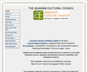 agawamcc.org: Agawam Cultural Council
working with the Massachusetts Cultural Council