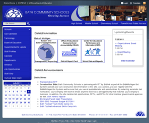 bathschools.net: Bath Community Schools - Index
Bath Community Schools : Website