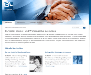 bl-media.info: Internetagentur aus Ahaus bei BLmedia
Profi Webdesign und Content Managementsysteme aus Ahaus. BLmedia aus Ahaus sorgt für Ihren perfekten Internetauftritt - vom Webdesign bis zum Webhosting alles aus einer Hand.